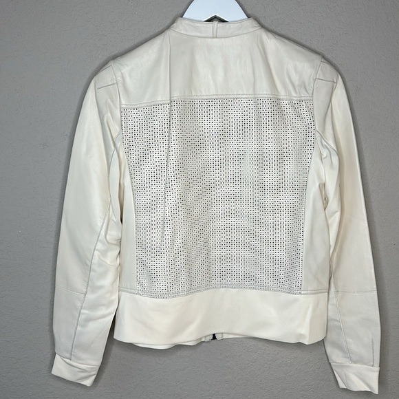 NWOT Peace Love World Leather Mixed Media Jacket Size 4 - Picture 7 of 16